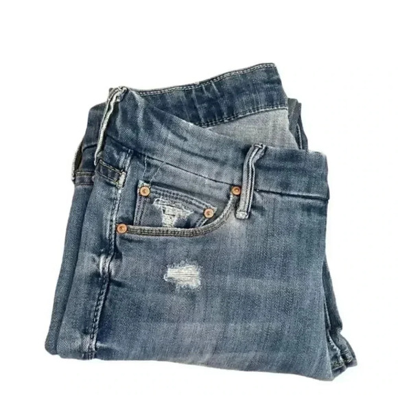 Citizens of Humanity Blue Rocket Crop skinny Mid Rise Denim Jeans SZ 26 #1285 - Picture 5 of 12